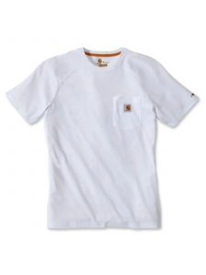 Carhartt 100410 Force T-Shirt Cotton k/m - White