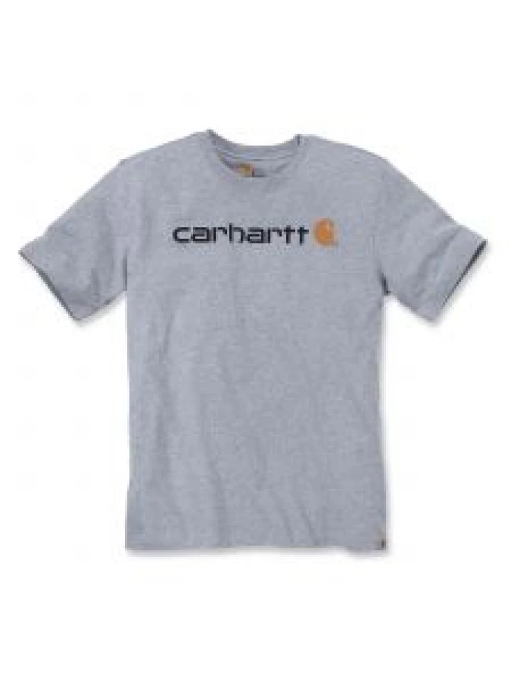 Carhartt 103361 Core Logo T-Shirt k/m - Heather Grey