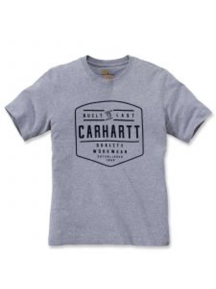 Carhartt 104135 Built By Hand T-Shirt k/m - Heather Grey