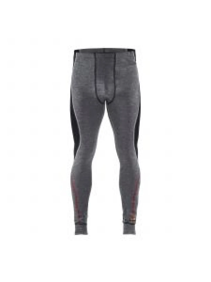 Underwear Trousers XWarm 100% Merino 1845 Medium Grijs/Zwart - Blåkläder