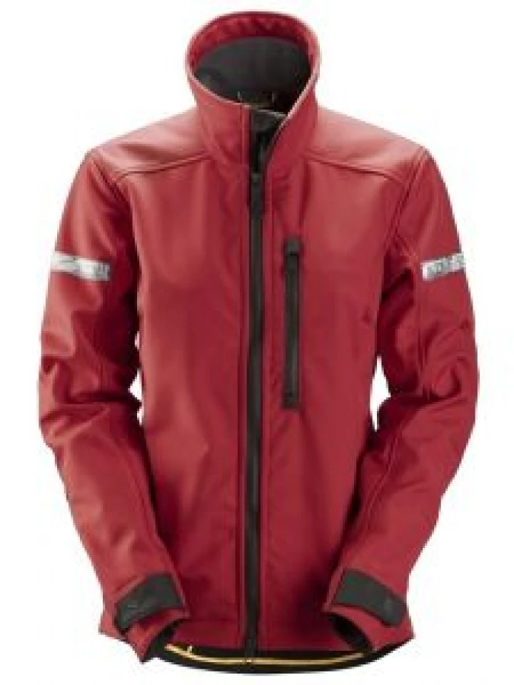 Snickers 1207 AllroundWork, Softshell Damesjack - Chili Red
