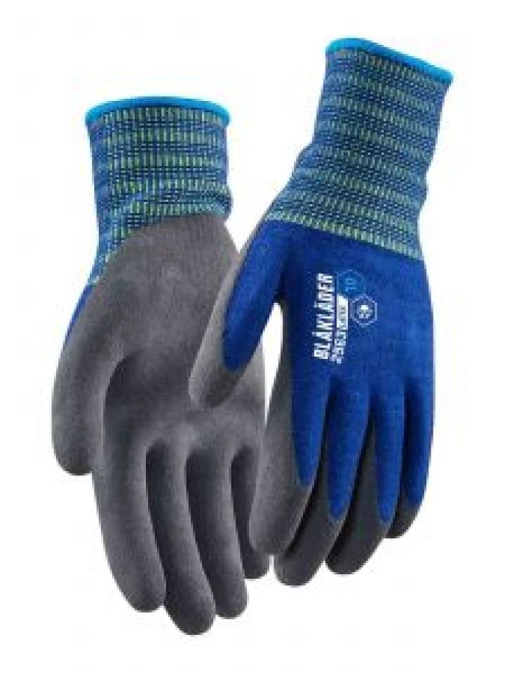 2963-1451 Werkhandschoenen Ambacht Gevoerd Latex - 8500 Korenblauw - Blåkläder - voorkant