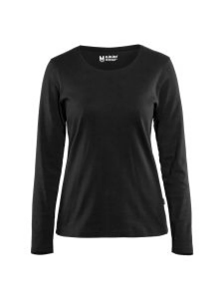 Blåkläder 3301-1032 Women's T-shirt l/s - Black