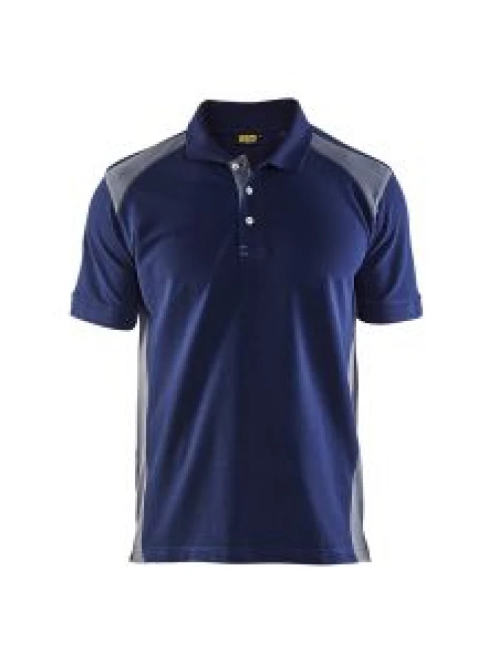 Blåkläder 3324-1050 Pique Polo Shirt - Navy/Grey