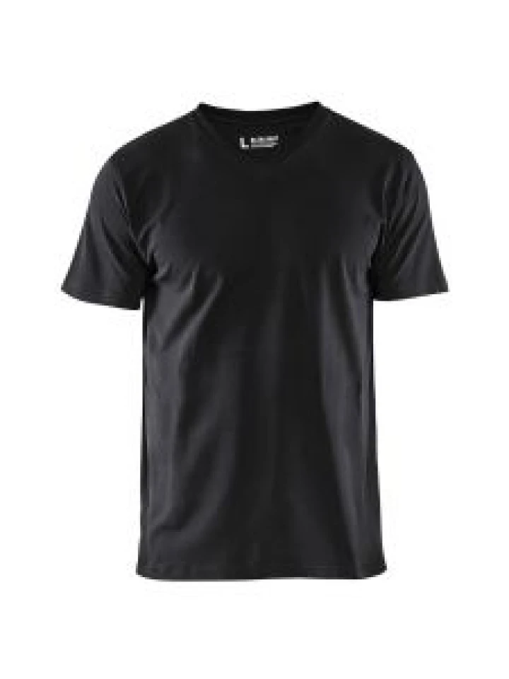 Blåkläder 3360-1029 T-shirt V-Neck - Black