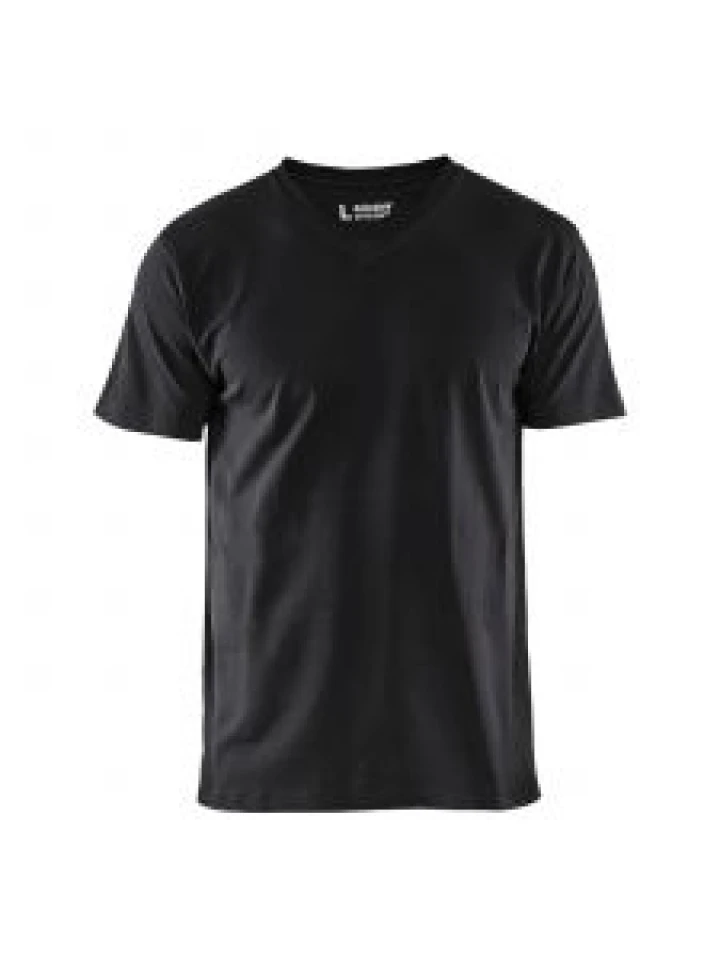 T-shirt V-Neck 3360 Zwart - Blåkläder