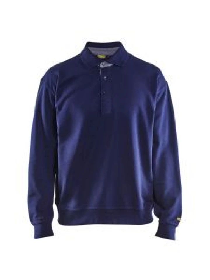 Blåkläder 3370-1158 Sweatshirt with Collar - Navy