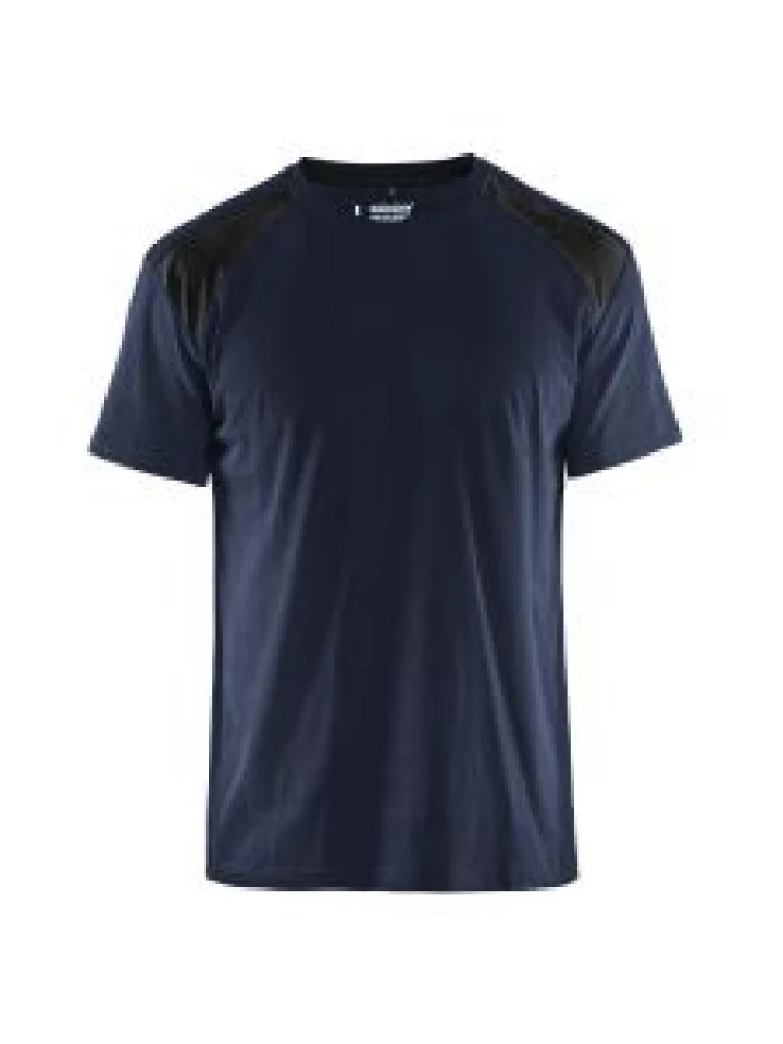 Blåkläder 3379-1042 T-Shirt Bi-Colour - Dark Navy/Black