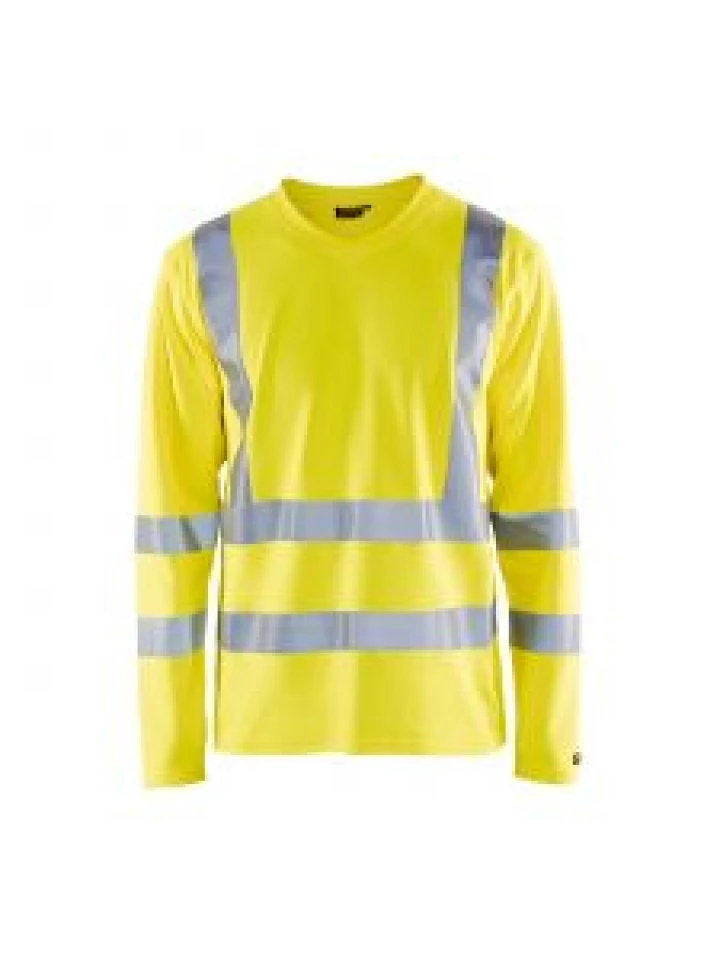 UV T-Shirt High Vis Long Sleeve 3381 High Vis Geel - Blåkläder