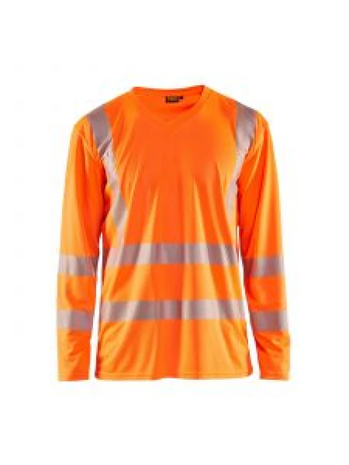 UV T-Shirt High Vis Long Sleeve 3385 High Vis Oranje - Blåkläder