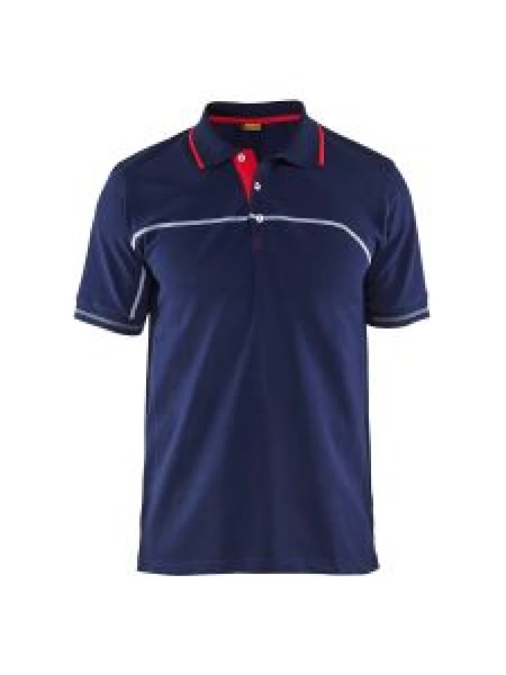 Blåkläder 3389-1050 Polo Shirt - Navy/Red