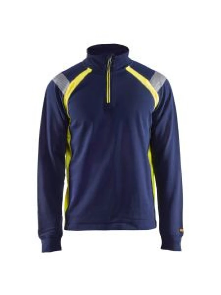 Blåkläder 3432-1158 Sweatshirt Visible Half-Zip - Navy