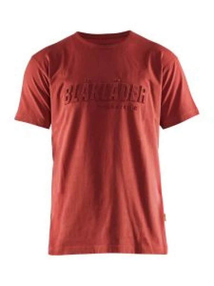 3531-1042 Werk T-Shirt 3D 5909 Gebrand Rood Blåkläder 71Workx Voorkant