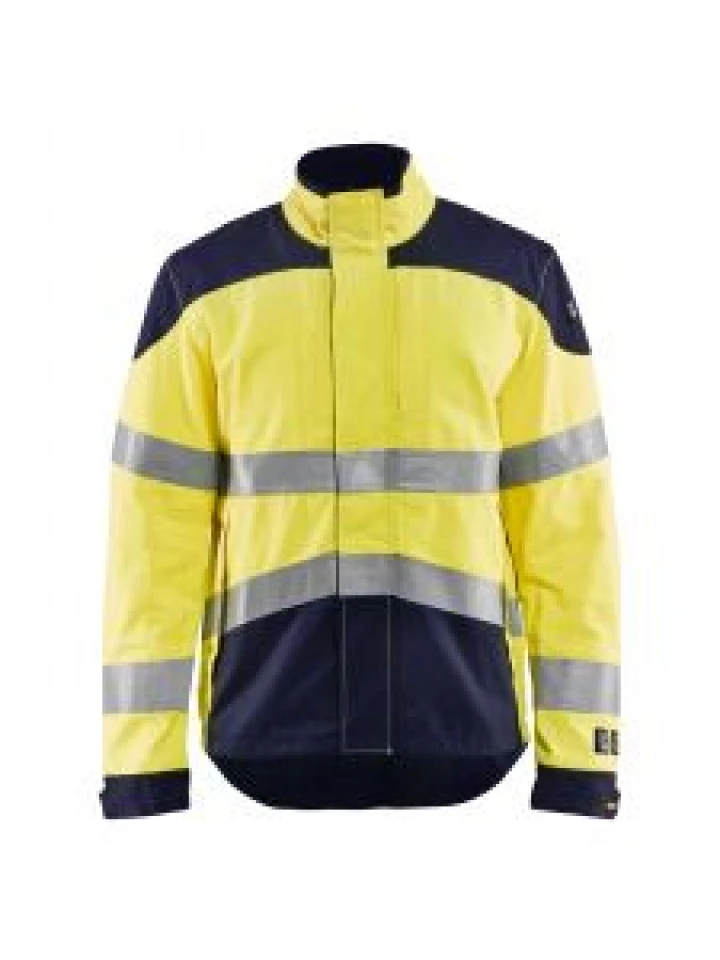 Multinorm Jacket Inherent 4089 High Vis Geel/Marine - Blåkläder