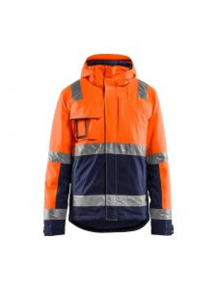 Winter Jacket High Vis 4870 High Vis Oranje/Marineblauw - Blåkläder