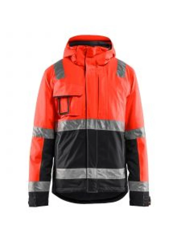 Winter Jacket High Vis 4870 High Vis Rood/Zwart - Blåkläder