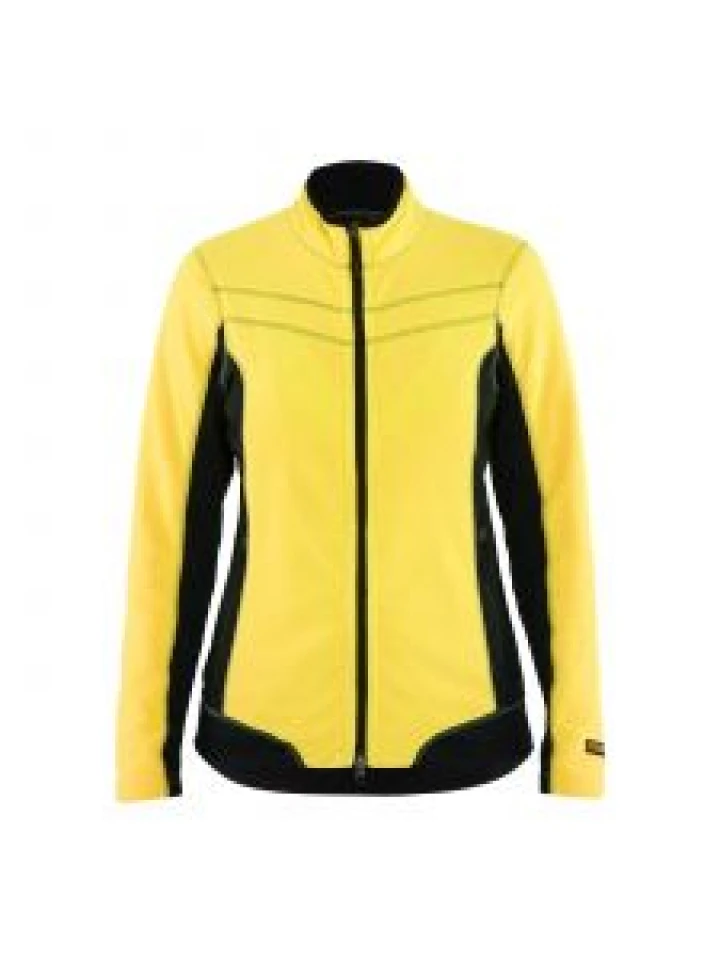 Ladies Micro Fleece Jacket 4924 High Vis Geel/Zwart - Blåkläder