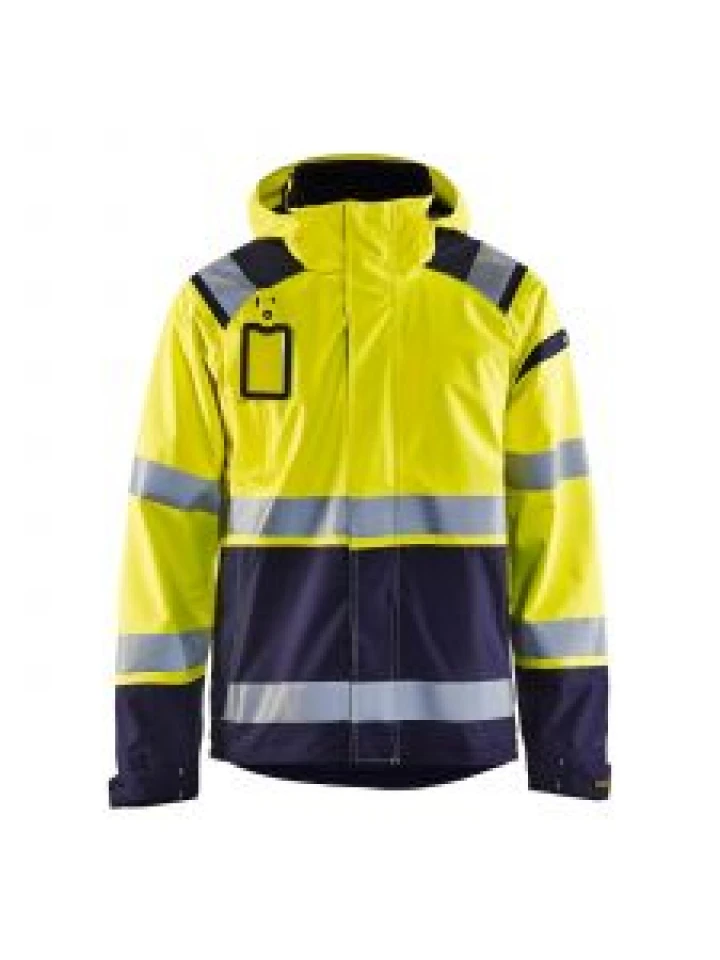 High Vis Shell Jacket 4987 High Vis Geel/Marineblauw - Blåkläder