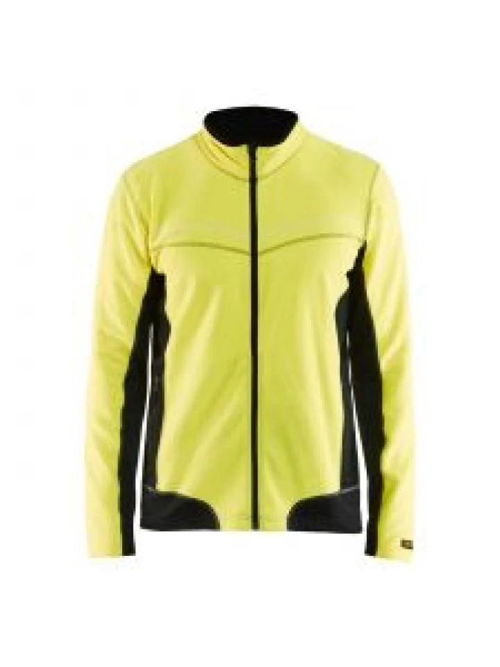 Micro Fleece Jacket 4997 High Vis Geel/Zwart - Blåkläder