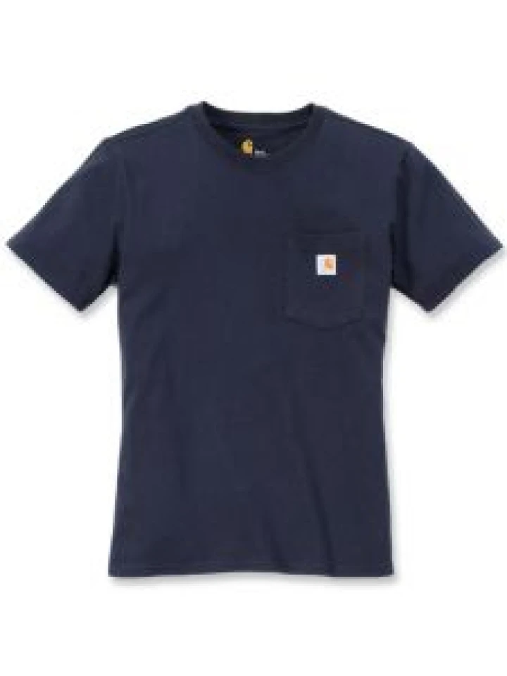 Carhartt 103067 Women's Pocket T-Shirt k/m - Navy