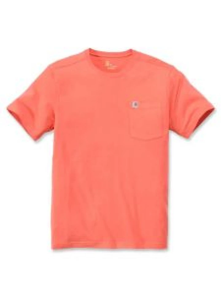 Carhartt 104266 Southern Pocket T-Shirt - Hot Coral