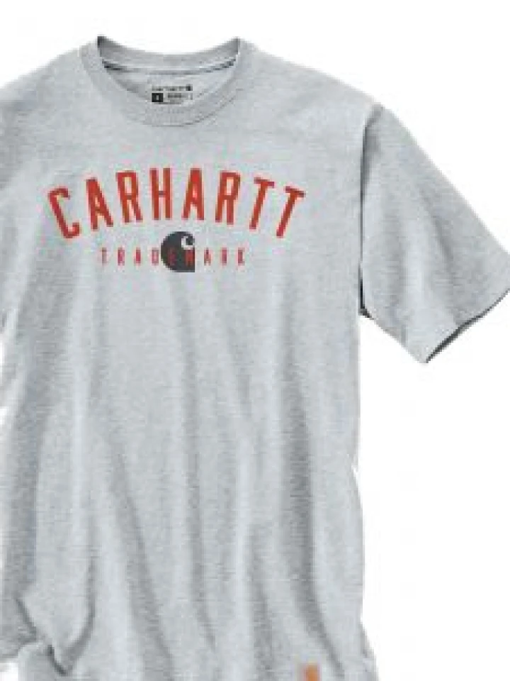 Carhartt 105148 T-shirt Korte Mouw Trademark-print