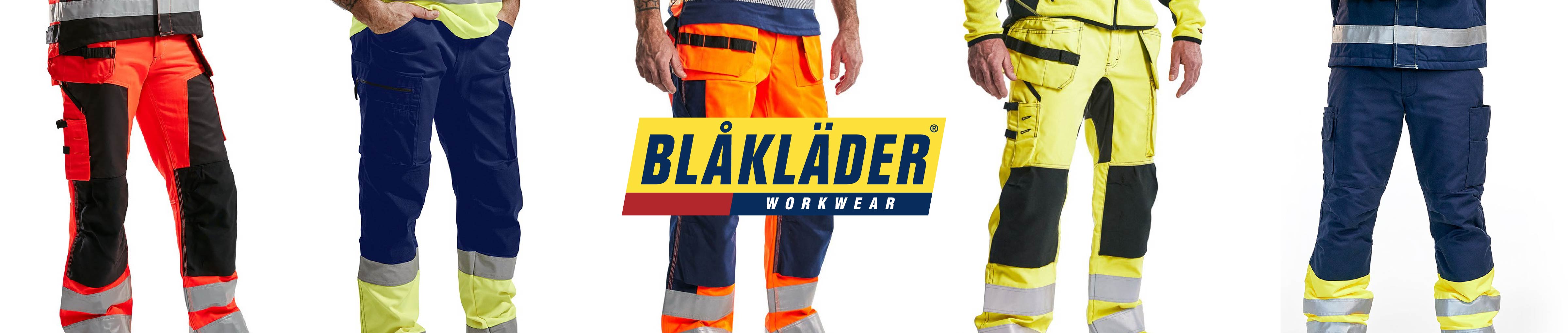 Blåkläder high vis werkbroeken