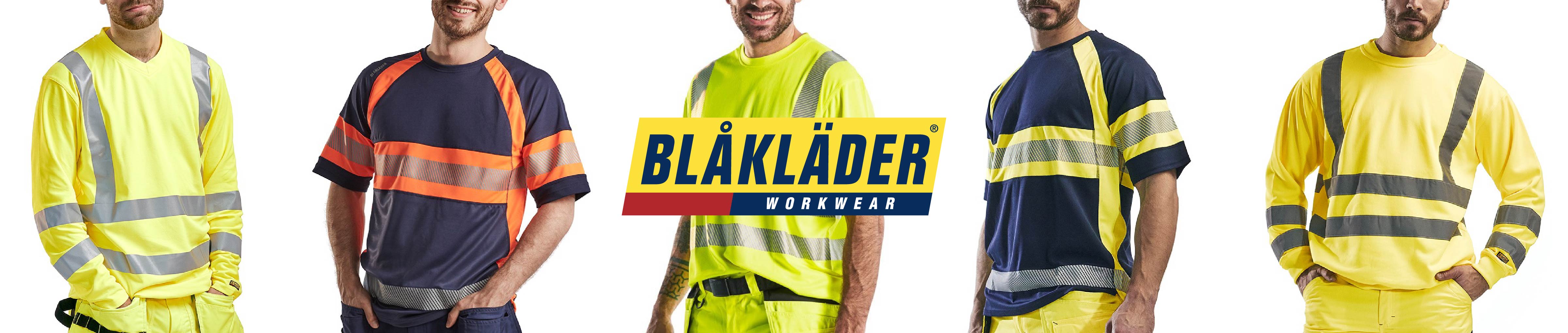 Blåkläder high vis werkshirts