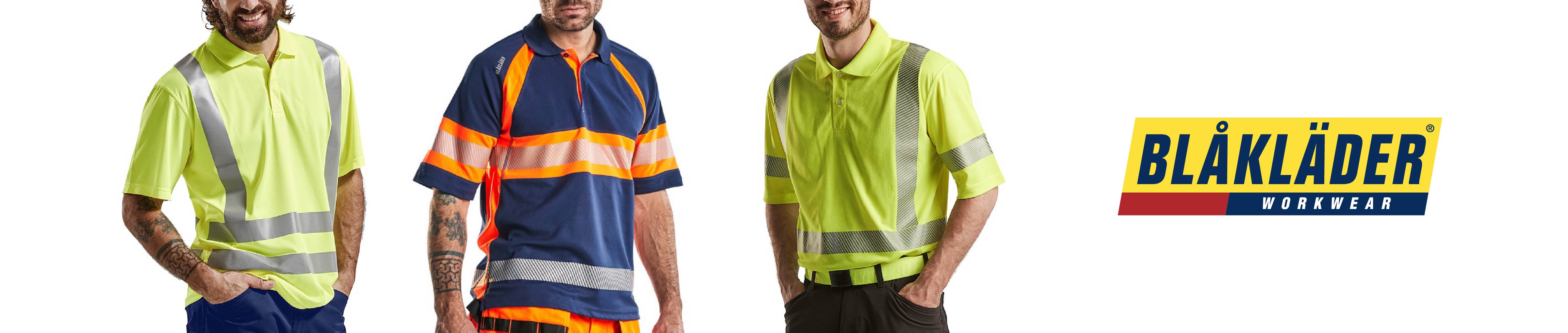 Blåkläder high vis werkpolo's