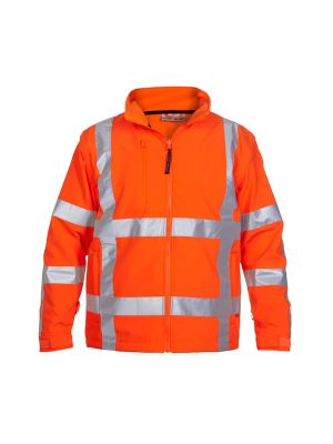 Hydrowear Toulon RWS Softshell Jack High Visibility - Oranje - 4XL Voor