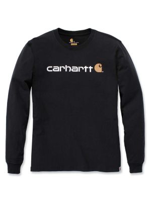 Carhartt 104107 l/s Signature Graphic T-Shirt - Black