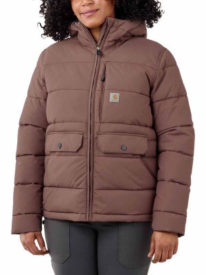 105457 Dames Werkjas Montana Gevoerd Carhartt - Nutmeg - XS