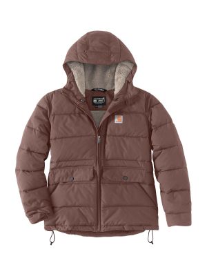 105457 Dames Werkjas Montana Gevoerd Waterafstotend Carhartt Nutmeg B25 71workx voor