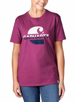 105738 Dames Werk T-shirt Graphic Logo - Carhartt