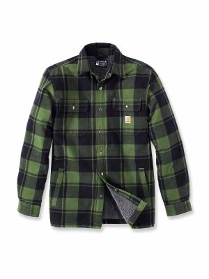 Carhartt 105939 Houthakkers Jas Flanel Sherpa - Chive - XL voor