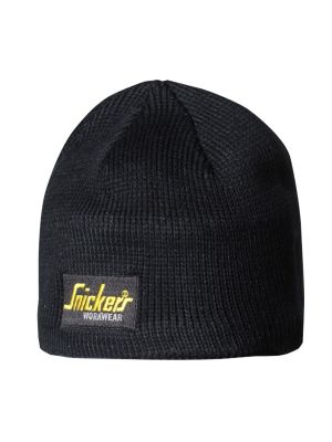 Snickers 9084 Logo Beanie - Black