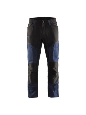 Blåkläder 1456-1845 Service Trousers Stretch - Dark Navy/Black