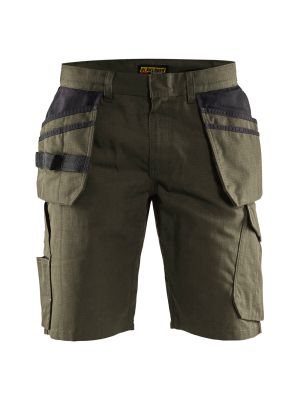 Blåkläder 1494-1330 Service Shorts with Holster Pockets - Dark Olive Green