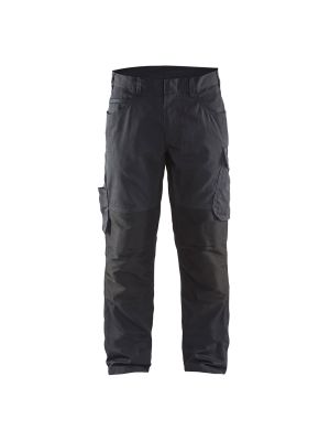 Blåkläder 1495-1330 Service Trouser Stretch without Holster Pockets - Black/Dark grey