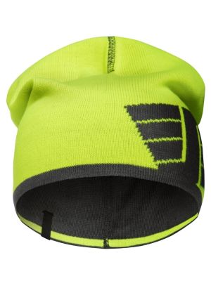 Snickers 9015 Reversible Beanie - High Vis Yellow/Steel Grey