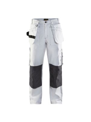 Blåkläder 1531-1210 Painter Trouser - White/Dark Grey