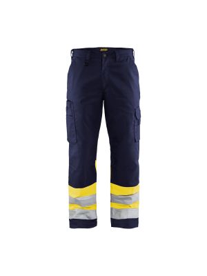 High Vis Trouser 1564 Marine/High Vis Geel - Blåkläder