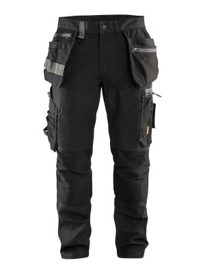 1599-1860 Werkbroek Holsterzakken Stretch Black 9900 Blåkläder 71workx voor
