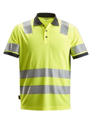 Snickers 2730 AllroundWork, High-Vis Poloshirt Klasse 2 - High Vis Yellow