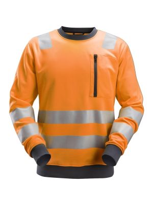 Snickers 8037 AllroundWork, High-Vis Sweatshirt Klasse 2/3