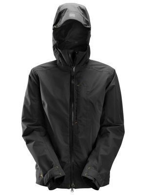 Snickers 1367 AllroundWork, Waterproof Shell Damesjack - Black