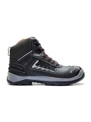 2452 Werkschoenen S3 Elite Hoog Blåkläder 9900 Zwart 71workx zij links