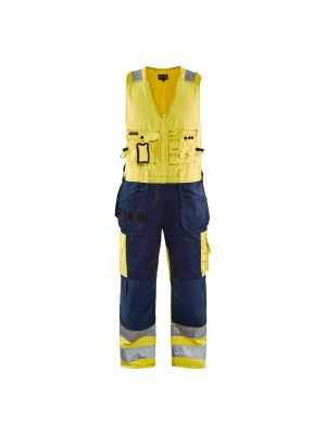 High Vis Sleeveless Overall 2653 High Vis Geel/Marine - Blåkläder