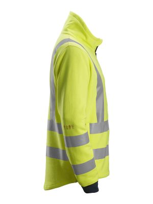 2864 High Vis Sweater met Rits Brandwerend ProtecWork - Snickers 