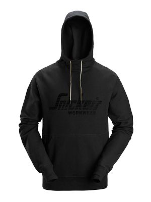 2894 Werk Hoodie Logo Snickers Black 0400 71workx voor